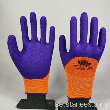 Partihandel Micro Foam Latex Nitrile Handbeläggningshandskar